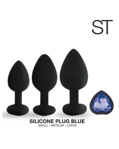 KIT plug anal BLUE - KIT BY17-1002