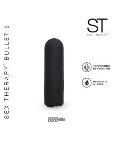 Estimulador clitoriano Bullet 5 negro - ST3794