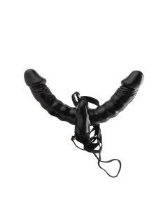 Vibrating Double Delight Strap-On - PD3382-23