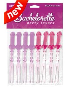 Bachelorette Party FavorsParty Cocktail Picks - 8 pc. - PD6040-00