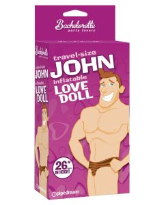 Travel Size John Blow Up Doll - PD8614-00