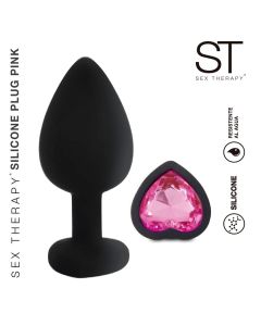 PLUG ANAL DE SILICONA PINK Large  - BY17-155 PINK