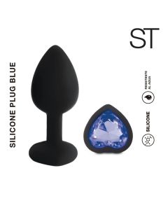 Silicone Plug anal blue Small - BY17-153 blue