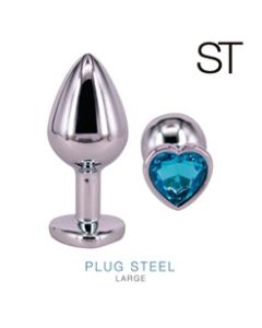 Plug anal Steel Large celeste - RY-015 CELESTE