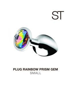 Rainbow Prism Gem Anal Plug  Small - M014-S