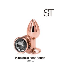 rose gold plug small - M001-S ROSE GOLD