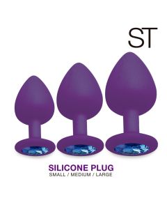 SILICONE PLUG PURPLE - KIT ST-1006 - PURPLE