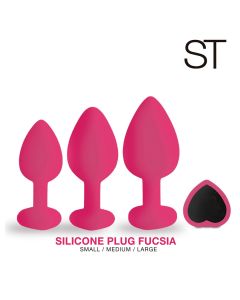 SILICONE PLUG FUCSIA - KIT ST-1005 - FUCSIA
