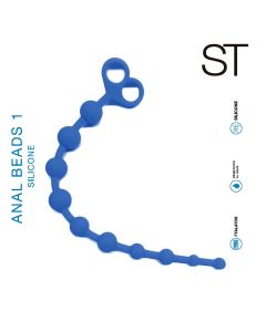 ANAL BEADS 1 ^ SI082 BLUE