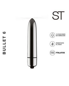 Estimulador de clitoris BULLET 6 - VB006-SILVER